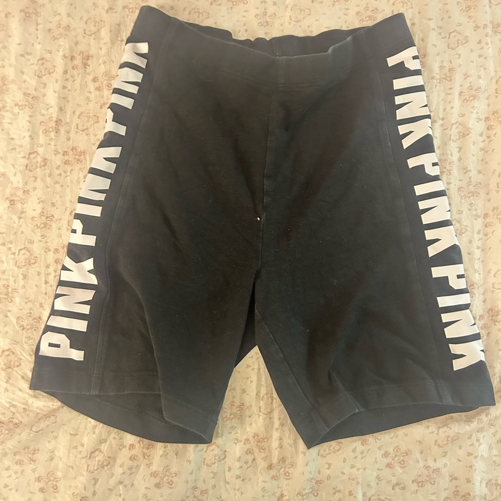 PINK Victoria's Secret Black Bike Shorts
